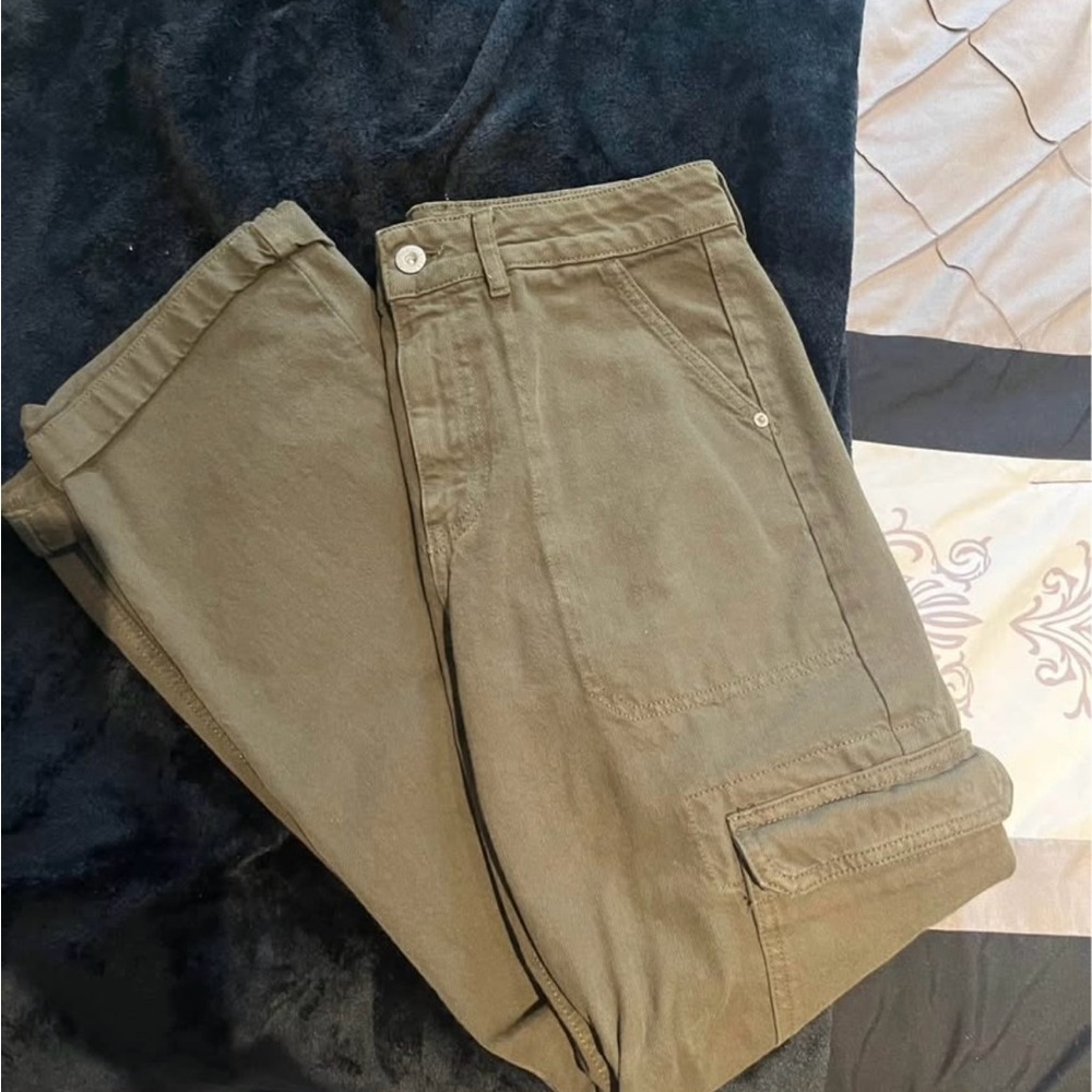 Men's Olive Cargo Pants